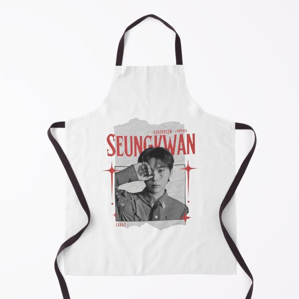 Item preview, Seventeen Black and Red Seungkwan Group Members Y2K Preppy Collage Design designed and sold by HELL0WBELLO.