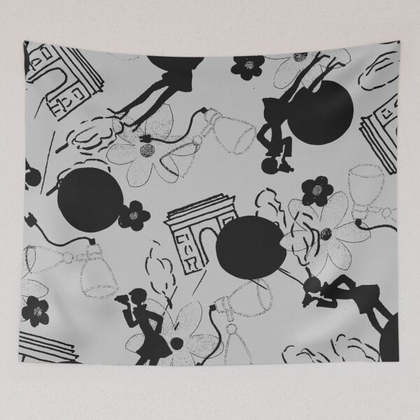 Item preview, Chic Paris black and white designed and sold by boriskrance.
