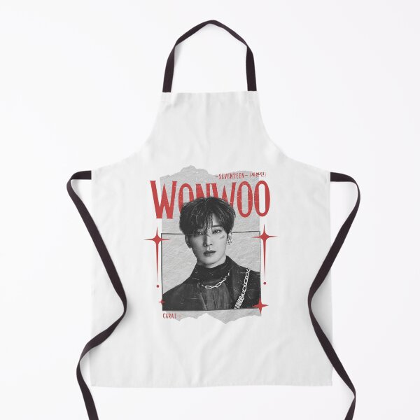 Item preview, Seventeen Black and Red Wonwoo Group Members Y2K Preppy Collage Design designed and sold by HELL0WBELLO.