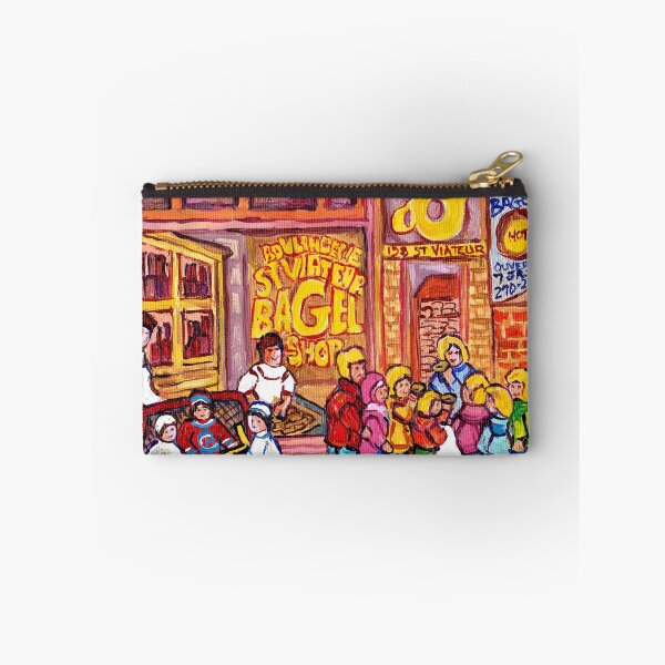 Item preview, MONTREAL  ART KIDS AND HOCKEY FUN PAINTINGS CANADIAN NEIGHBORHOOD ART C SPANDAU QUEBEC STREET SCENE ARTIST designed and sold by Carole  Spandau.