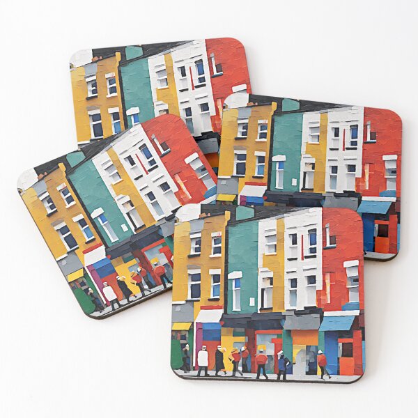 Item preview, Row of Terraced Houses, Birmingham designed and sold by NickWhittleArt.