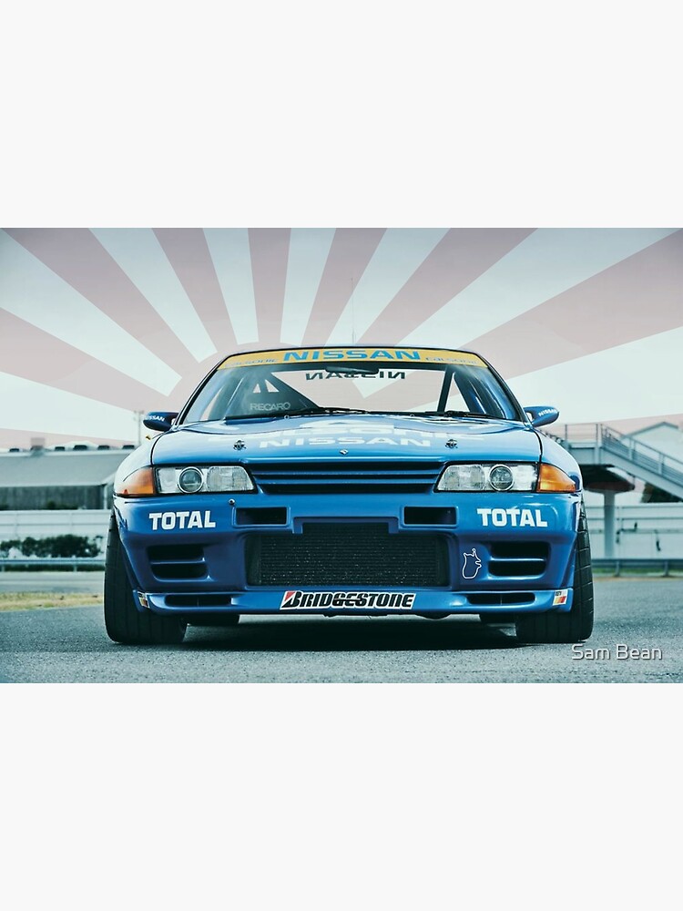 日産R32カルソニックGTRポスター Nissan R32 GTR Calsonic Rising Sun