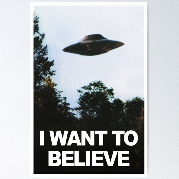 Item preview, I Want To Believe - The X-Files designed and sold by Hearsay.