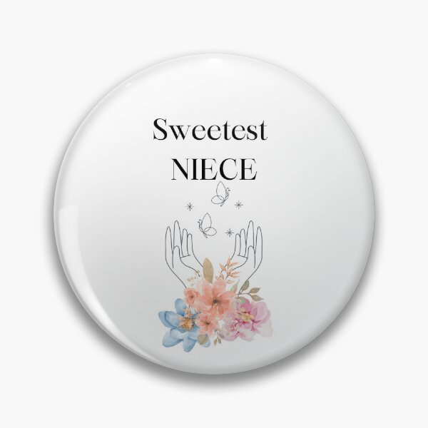 Item preview, Sweetest NIECE 13 - Flowers, hands sending butterflies  designed and sold by AlinaSCorner.
