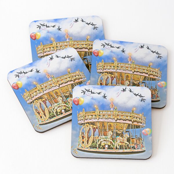 Aperçu de l'œuvre Carrousel dans les nuages créée et vendue par lindosilks.