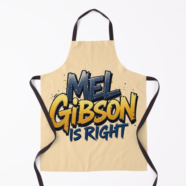 Item preview, Mel Gibson is right text graffiti funny design designed and sold by BorgSpareParts.