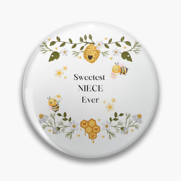 Item preview, Sweetest NIECE Ever 14 - Bees, Honey and Flowers designed and sold by AlinaSCorner.