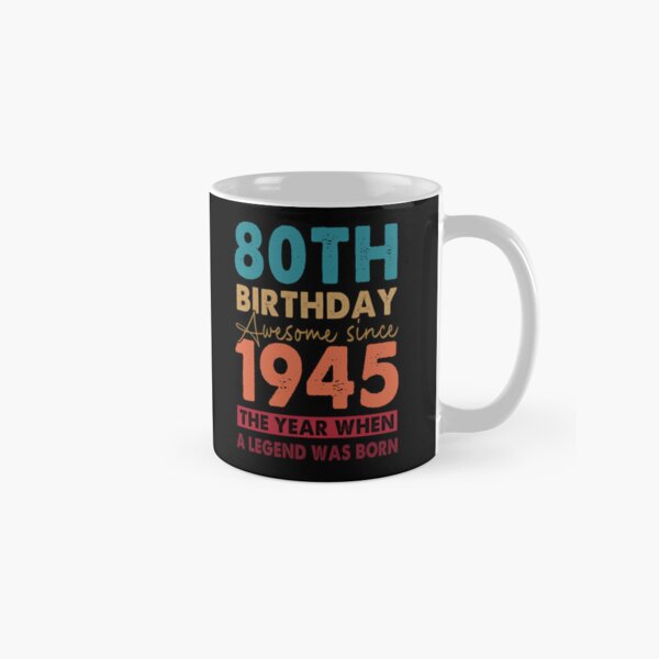 Item preview, 80 Year Old Gifts Vintage 1945 Limited Edition 80th Birthday designed and sold by FernaRoje.