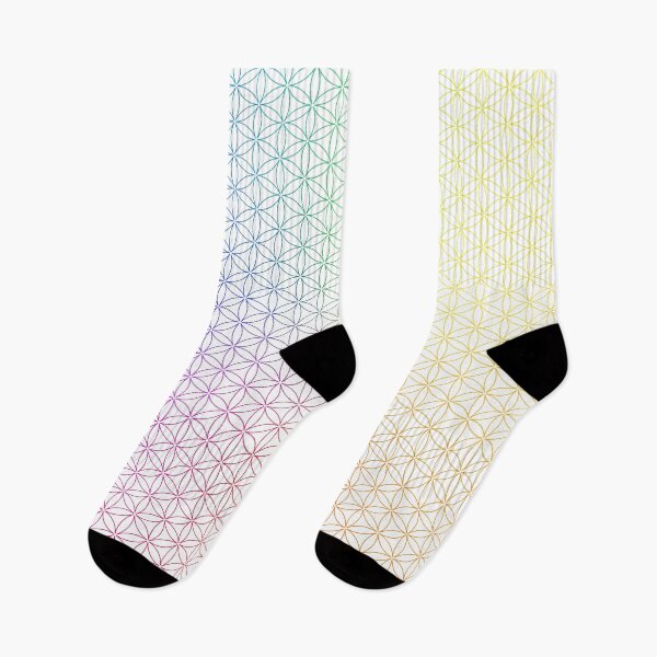 Item preview, Rainbow Flower of Life | Sacred Geometry | SG001-Spectrum 4x_FULL ⚪️ White designed and sold by Re.SOURCE.