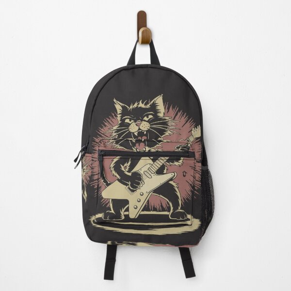 Item preview, rocker metal cat designed and sold by catcraftss.