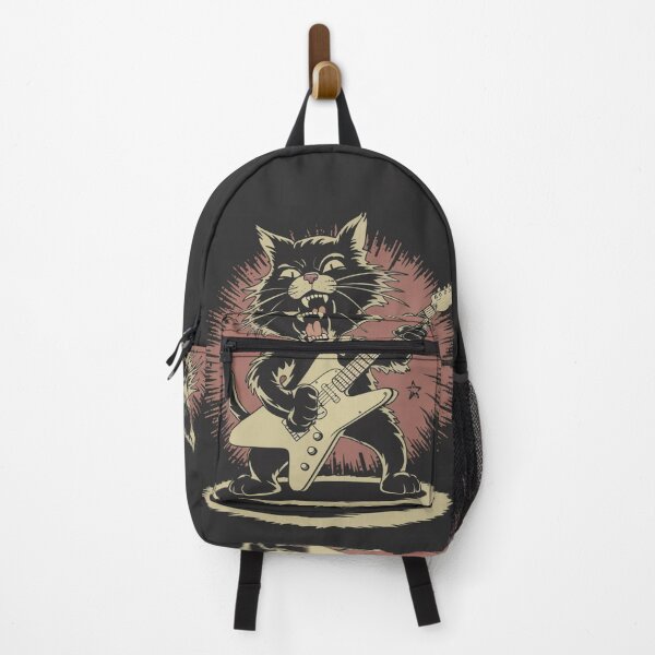 Item preview, rocker metal cat designed and sold by catcraftss.