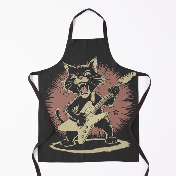 Item preview, rocker metal cat designed and sold by catcraftss.
