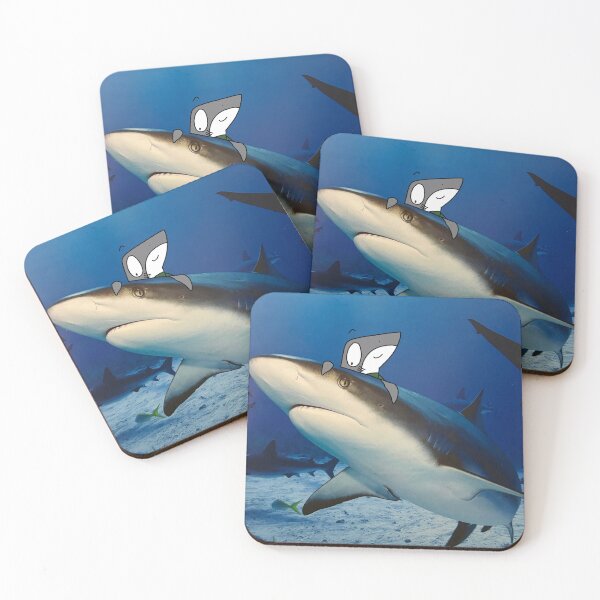 Item preview, Riding on a shark designed and sold by SharkeyArtist.