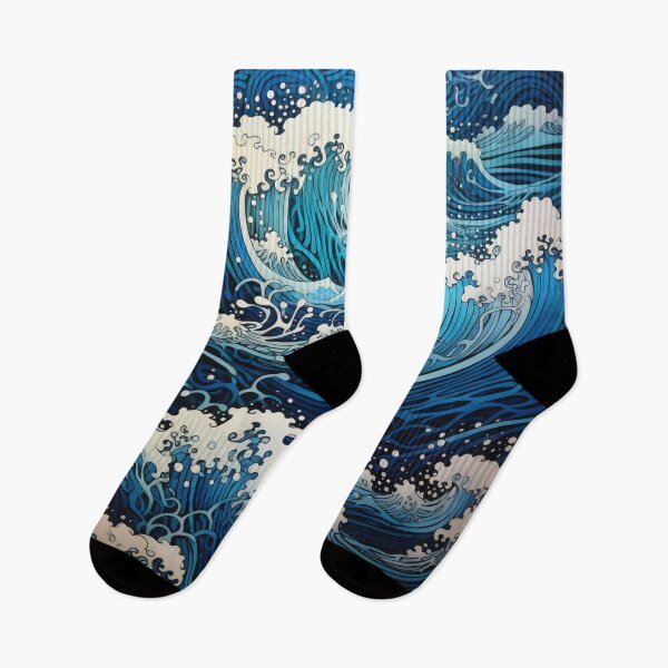 Item preview, Japanese Waves Fisherman Aesthetic  designed and sold by darkskydelights.