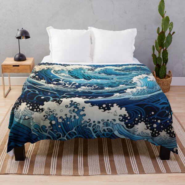 Item preview, Japanese Waves Fisherman Aesthetic  designed and sold by darkskydelights.