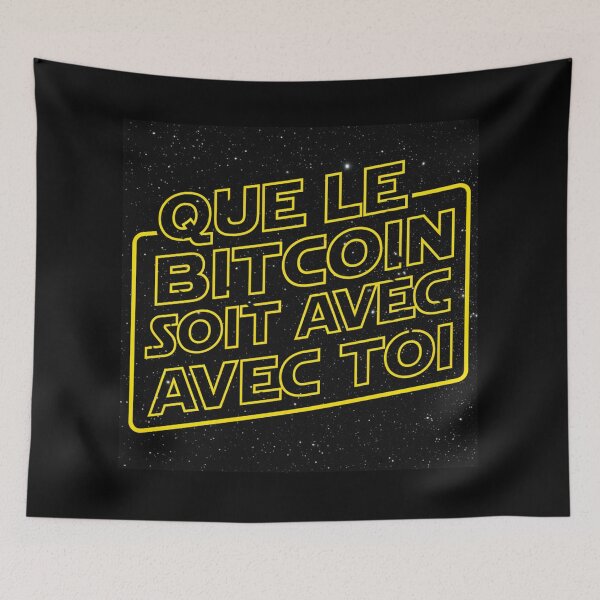 Item preview, Famous phrase: “May Bitcoin be with you” designed and sold by thenewking.