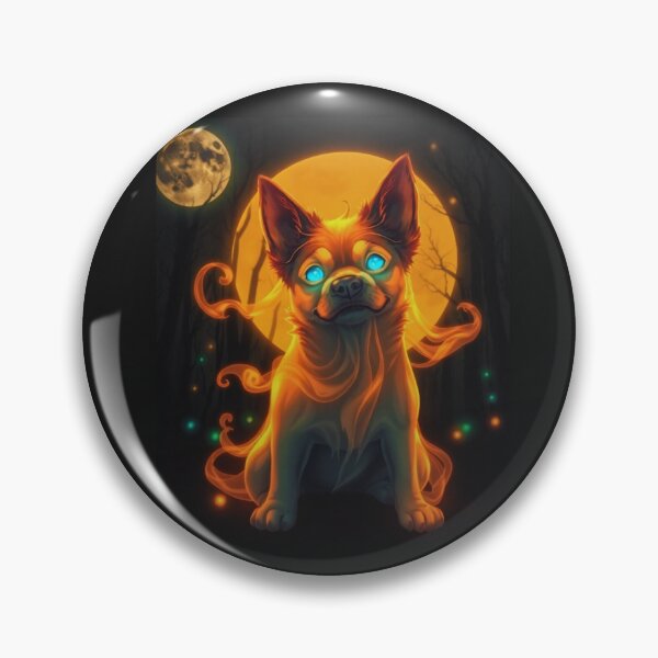 Artikelvorschau, Spectral Pup: Geisterhaft leuchtendes Hunde-T-Shirt entworfen und verkauft von TshirtTown77.
