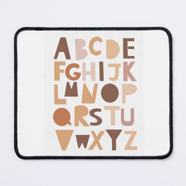 Item preview, Brown Alphabet designed and sold by Greyat.