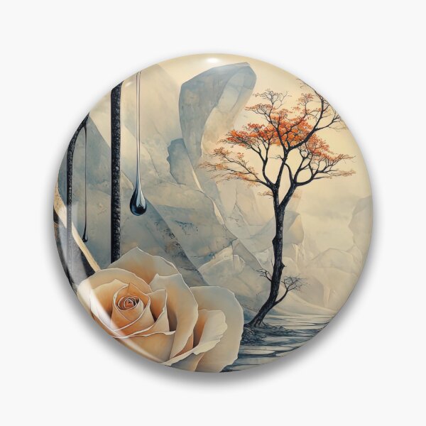 Item preview, Ethereal Rose in a Surreal Landscape designed and sold by bloorose.