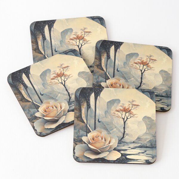 Item preview, Ethereal Rose in a Surreal Landscape designed and sold by bloorose.