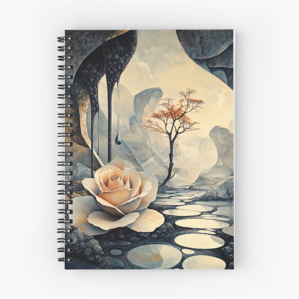 Item preview, Ethereal Rose in a Surreal Landscape designed and sold by bloorose.