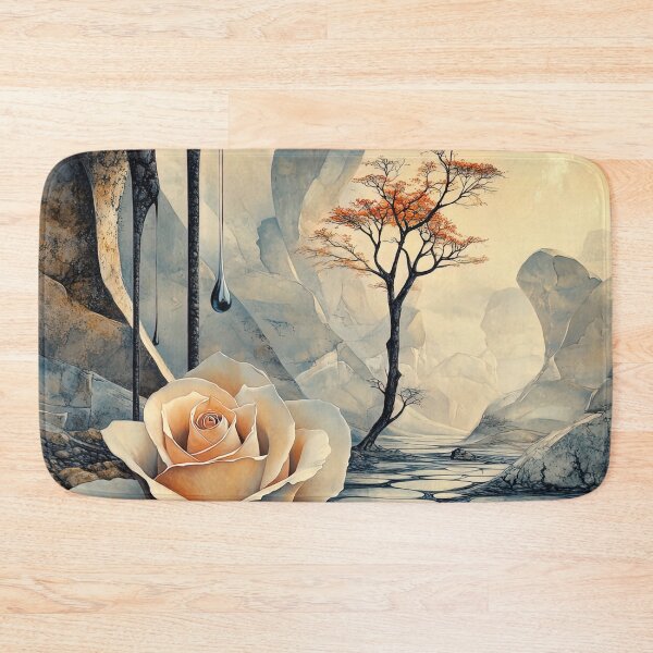 Item preview, Ethereal Rose in a Surreal Landscape designed and sold by bloorose.