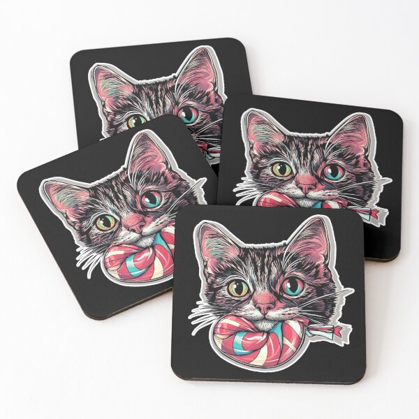 Item preview, Cat With Lollipop Cat Mom designed and sold by titanosdesign.