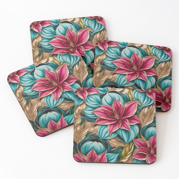 Item preview, Floral in Blue & Rose designed and sold by steffer23.