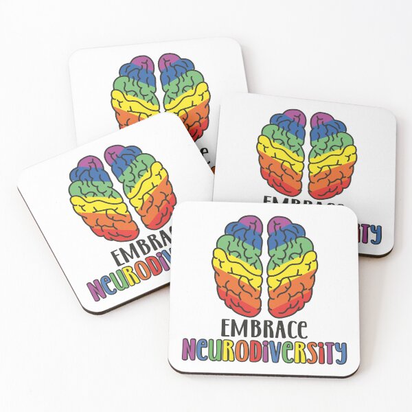 Item preview, Embrace Neurodiversity - Colorful Brain Art V2 designed and sold by JFlowXjw Design.