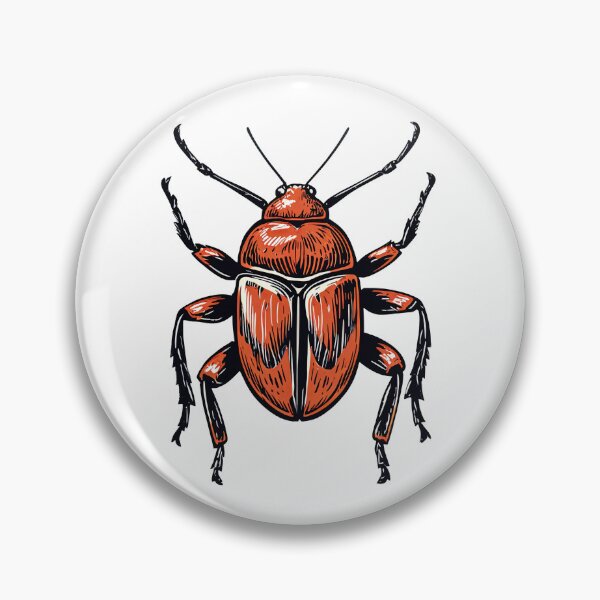 Item preview, Vintage Red Beetle Bug designed and sold by kerempooh.