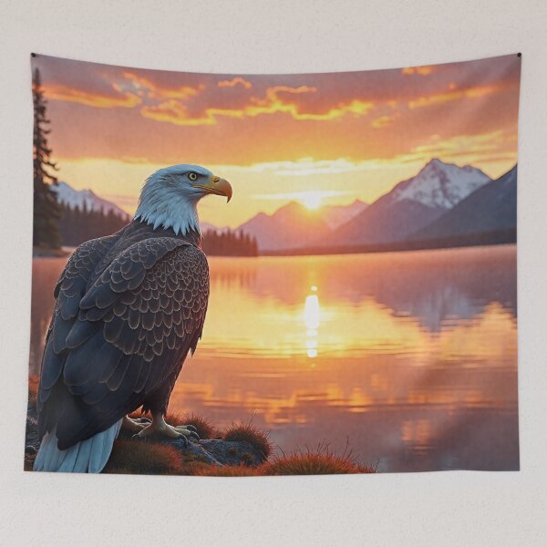 Item preview, Bald Eagle Sunset designed and sold by ShaneWalkerArt.
