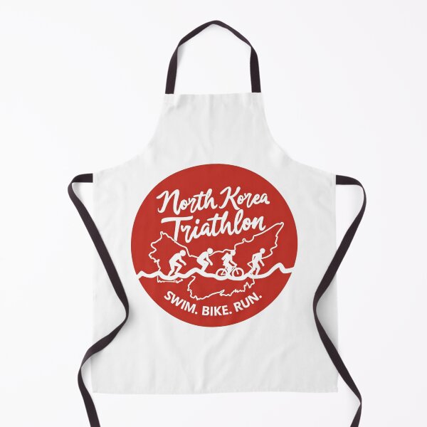 Item preview, North Korea Triathlon – Swim, Bike, Run Modern Sports Design designed and sold by Triathlongram.