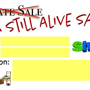 Artwork thumbnail, Funny Garage Sale Sign by westwind16