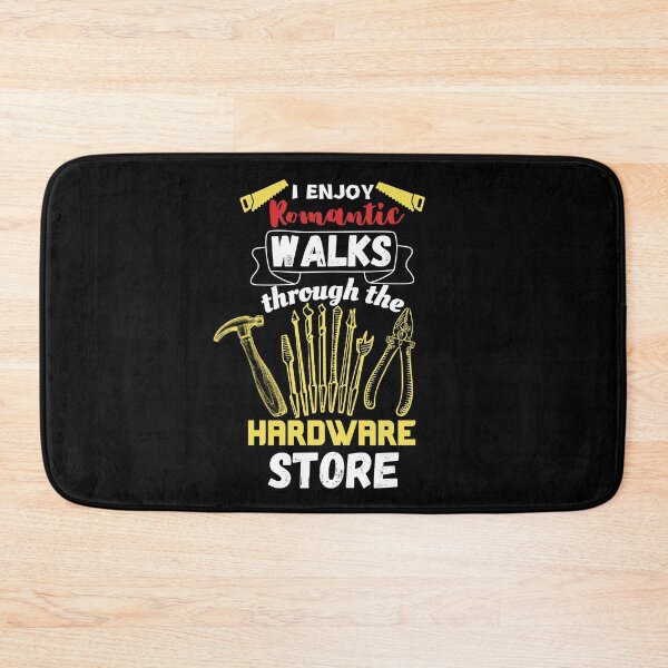 Item preview, I Enjoy Long Romantic Walks Through The Hardware Store, Woodworker, Funny Carpenter Gift, Handyman designed and sold by Dabbing Turtle Designs.
