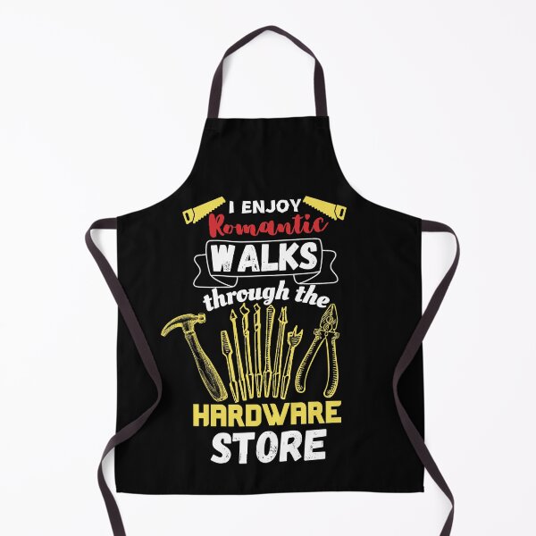 Item preview, I Enjoy Long Romantic Walks Through The Hardware Store, Woodworker, Funny Carpenter Gift, Handyman designed and sold by Dabbing Turtle Designs.