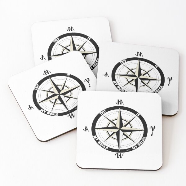 Item preview, My World, My Rules A Compass for Hearts Direction designed and sold by Hen-C-Art.