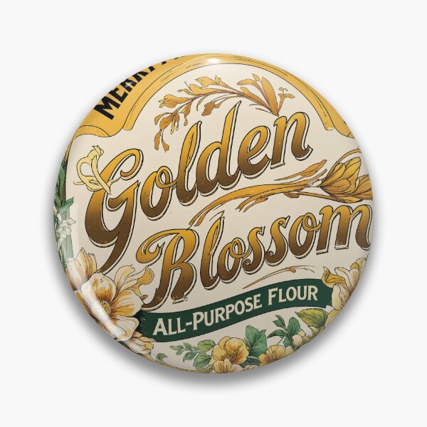 Item preview, Flour sack Golden Blossom All Purpose Flour designed and sold by Marcee Duggar.