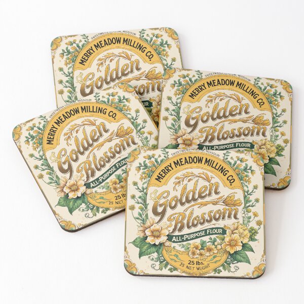 Item preview, Flour sack Golden Blossom All Purpose Flour designed and sold by Marcee Duggar.