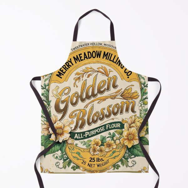 Item preview, Flour sack Golden Blossom All Purpose Flour designed and sold by Marcee Duggar.