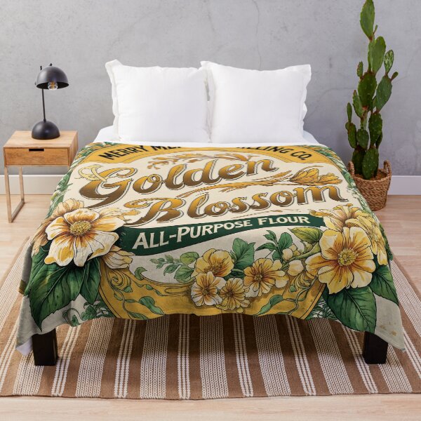 Item preview, Flour sack Golden Blossom All Purpose Flour designed and sold by Marcee Duggar.