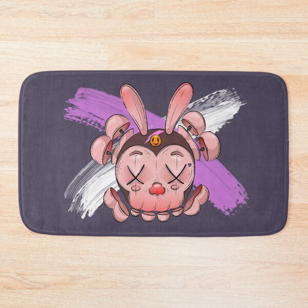 Item preview, Decay-Pink skull decay with smiley and brush strokes designed and sold by Franco Moody.