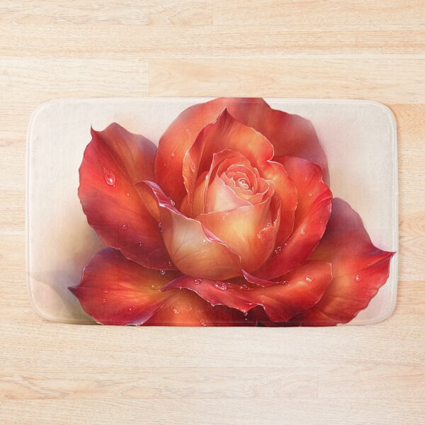 Item preview, Radiant Rose with Dewdrops designed and sold by bloorose.