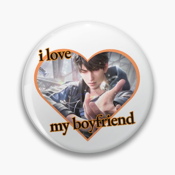 Item preview,  Love & Deepspace | Caleb | Otome Game | LADS | Xia Yizhou Sticker | I Love Caleb | I Love My Boyfriend designed and sold by matchaisu.