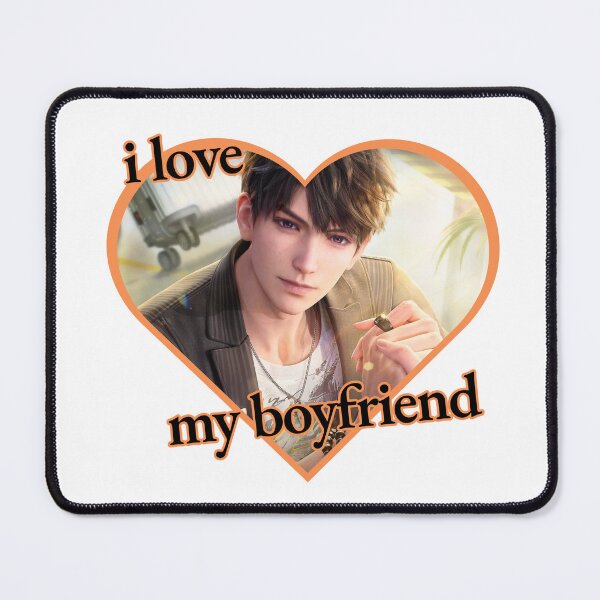 Item preview, Love & Deepspace | Caleb | Otome Game | LADS | Xia Yizhou Sticker | I Love Caleb | I Love My Boyfriend designed and sold by matchaisu.