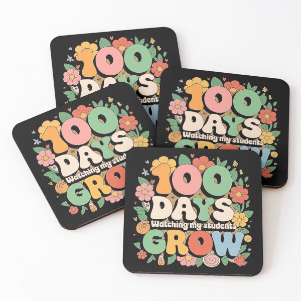 Item preview, Celebrating 100 Days of Growth - Teacher Appreciation Art designed and sold by love3617.