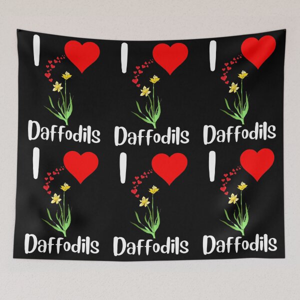 Item preview, Daffodil flower lover heart Narcissi flower yellow bloom  designed and sold by Artstastic.