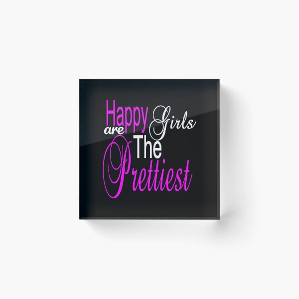 Item preview, Happy Girl's Are The Prettiest  designed and sold by PRETTYGIRLZTING.