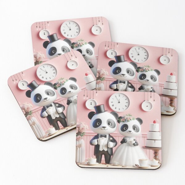 Item preview, Panda Wedding Cafe: A Coffee Date to Remember designed and sold by choder61.