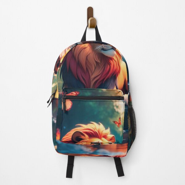Item preview, Cute Lion and Tiger Wildlife Habitat Vector Illustration designed and sold by hjian8219.