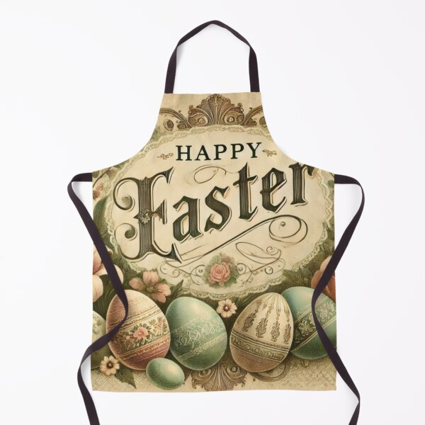Item preview, Happy Easter Bunny and colorful Easter eggs and flowers V8 designed and sold by DreamingAwake1.